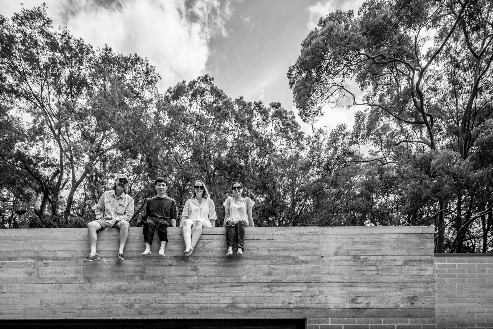 Pearl Beach House rising through coastal bushland